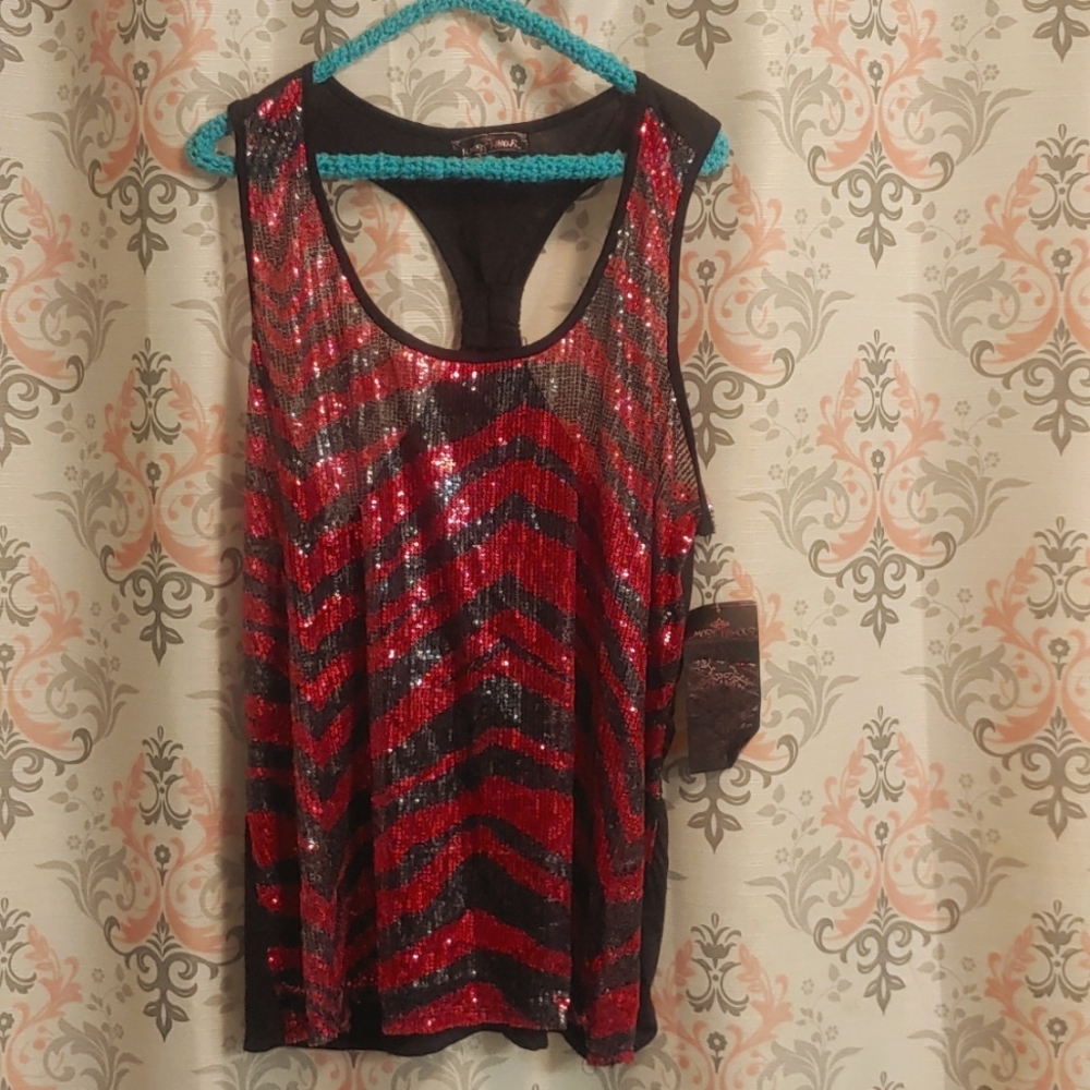 Womens Sequin top